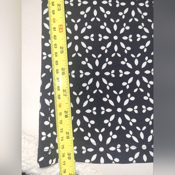 Clara Sunwoo Black White Patterned Straight Leg Pants Size X‎ Large - Picture 4 of 8
